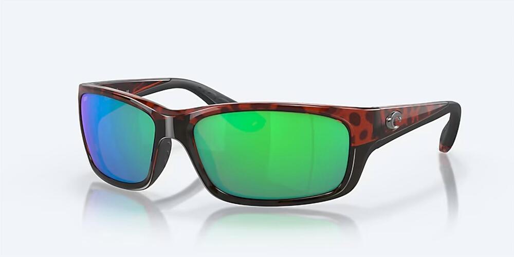 NEW COSTA DEL MAR unisex jose polarized rectangular sunglasses in tortoise frame